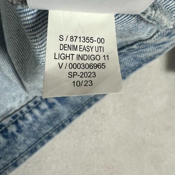 Gap Shirt Jacket Shacket Womens Plus XXL Blue Denim Lightweight Easy Utility - Picture 13 of 13